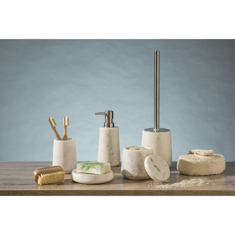 Kathie Free Standing Toilet Brush and Holder