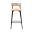 Ensemble de 2 tabourets de comptoir, tabourets de bar en corde de papier tissés à la main Boho-545671431