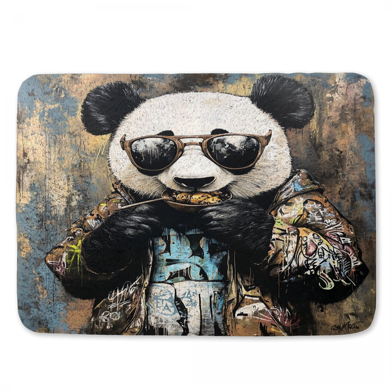 Tapis de bain Cafe Panda, L 24 po x l 17 po