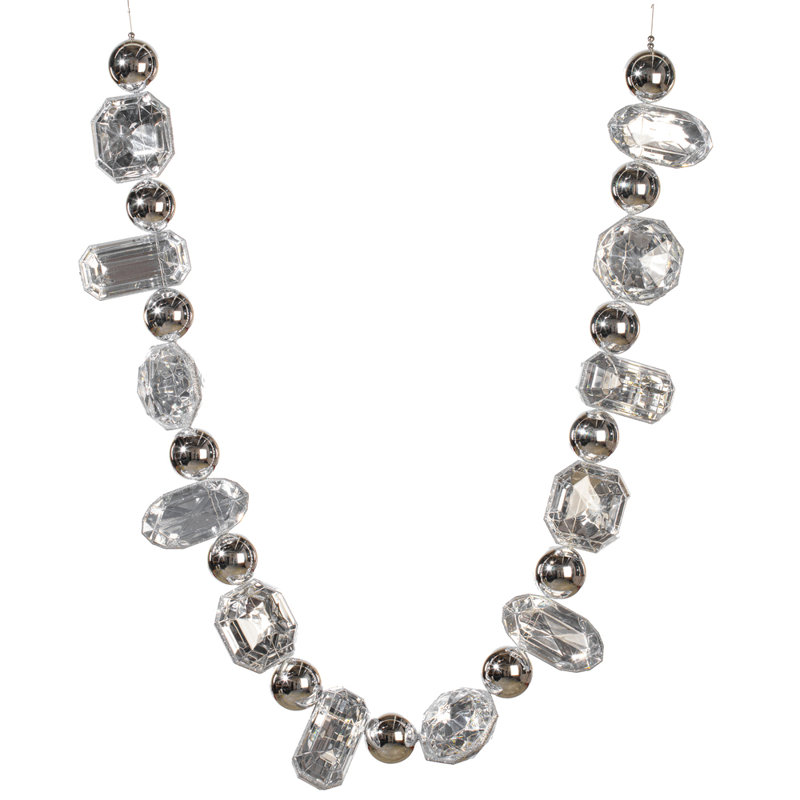  Guirlande 6 pi, Argent argent