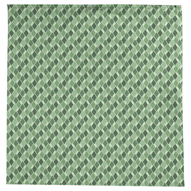 Nappe diamants Leffel, Vert