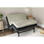Matelas en gel très ferme de 8 po pour confort et soutien. Minimise l'impact du mouvement. Respirant et frais pour une meilleure nuit de sommeil. Couche de soutien de 2 po, couche de soutien de 4 po de profondeur. Housse à fermeture à glissière amovible. Noir gris-1954543515