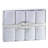 4 Piece Cotton Velour Lace Towel Set