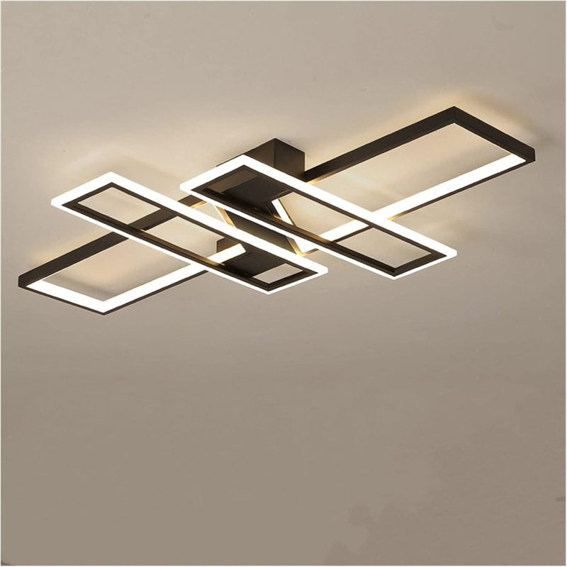 Daviti Acrylic LED Flush Mount, Brown