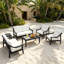 Ensemble de patio pour six personnes avec coussins et deux tables Marlo-1541670380-1541670370