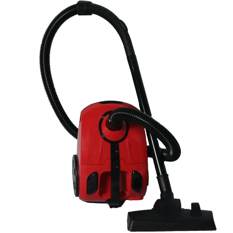 Impecca Bagged Canister Vacuum Cleaner, Powerful 1000W motor, 2L Dust Capacity, Includes 6 Tools + 6 Replacement Bags, Red