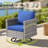 12 - Person Patio Furniture Set with Swivel Rocking Chairs, Outdoor Wicker Rattan Sectional Seating Group with Cushions, All Weather Sofa Conversation Set with Table for Garden Backyard-752954164