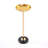Adjustable Side Table, Small Tea Martini Table, Gold, Natural Marble Decorative Pedestal End Table For Display And Storage-396935588-384767985
