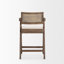 Indie Medium Brown w/ Cane Counter Stool-533918990