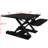 Lorena Adjustable Height and Foldable Steel Standing Desk Converter