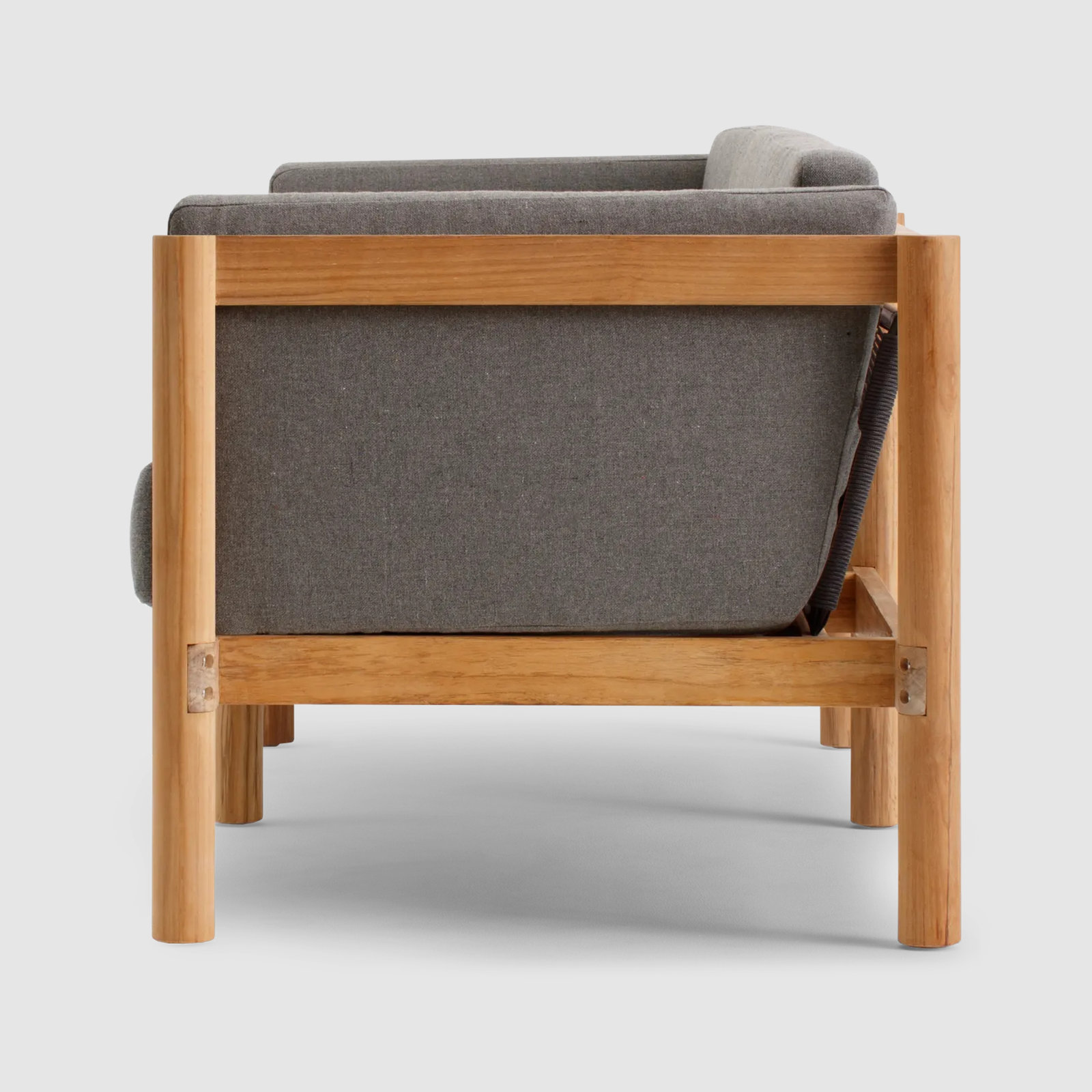 Haven 66" Sunbrella® Patio Loveseat, Sunbrella Greystone