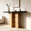 Solid Pine Modern Console Table