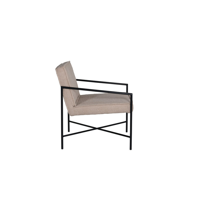 Hiyan Upholstered Armchair, Beige