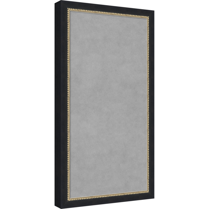 Tableau magnétique encadré noir Belmont, L 14 po x H 26 po, Noir Belmont