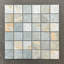 Carreau de mosaïque en porcelaine à finition mate 2x2 - style grille, utilisation sur les murs et les planchers-111862293