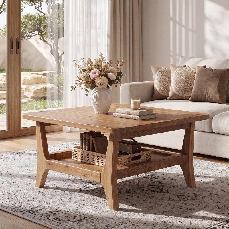 Solid Wood Coffee Table