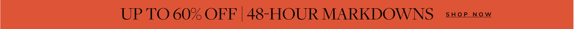 [JM HP] 48-Hour Markdowns Mobile Skinny Banner