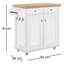 LPD Home Solid Wood Top Kitchen Island-36579291