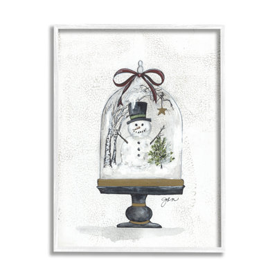 Snowman Winter Scenery