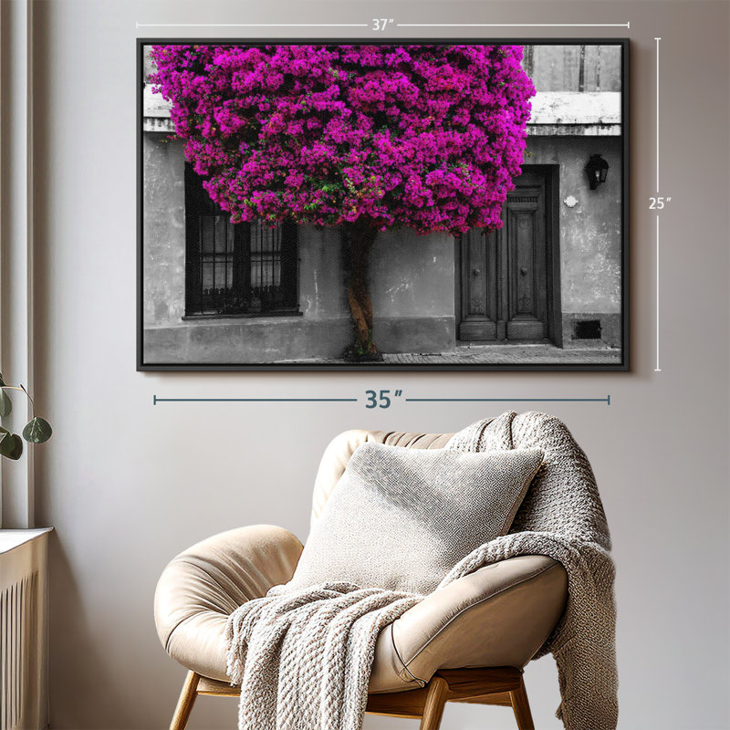 " Vivid House Tree Pop ", 37" H x 25" W