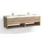 Modo 72" W Wall Mounted Double Bathroom Vanity-73073650-102126640-102126644