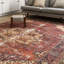 Tapis oriental rouge / bleu marine Cormac -23169959
