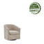 Fauteuil d'appoint pivotant en tissu Wanti-1172649931