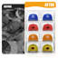 Boîte de rangement pour chapeaux, boîte de support de casquettes de baseball empilables transparentes avec porte magnétique pour chapeaux Casquette de rangement Snapback, vitrine de support à chapeaux, peut contenir 8 chapeaux chacun