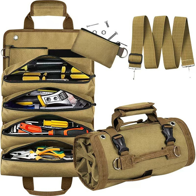 Sac à outils avec sac de rangement Oxford, Kaki