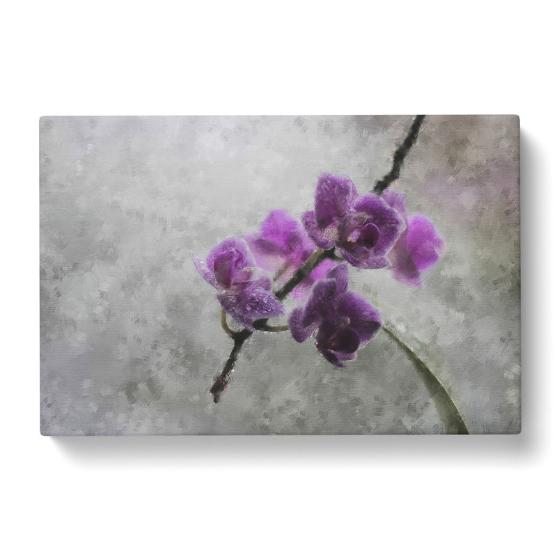 Orchid Flowers Vol.3 - Wrapped Canvas Painting, 50cm H x 76cm W x 3cm D