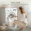 Ensembles d'édredon pour très grand lit - literie 3 pièces en molleton moelleux lavande, esthétique rayée confortable pour les chambres modernes et d'amis, décoration intérieure de luxe toutes saisons-110437411-105492176