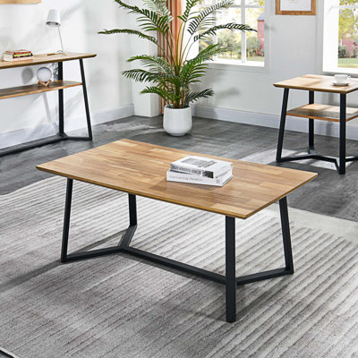 Table basse à 4 pieds avec rangement