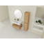 Meuble-lavabo mural 30 po avec lavabo en résine et armoire d'appoint Miller