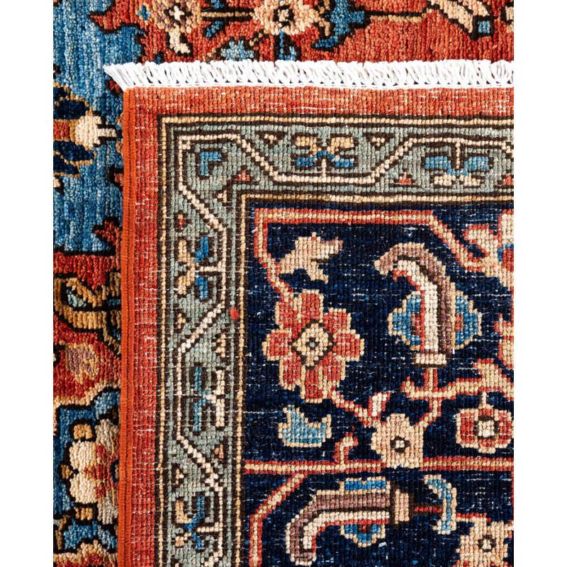 Serapi One-of-a-Kind 8' 0" X 9' 10" Hand Knotted Area Rug