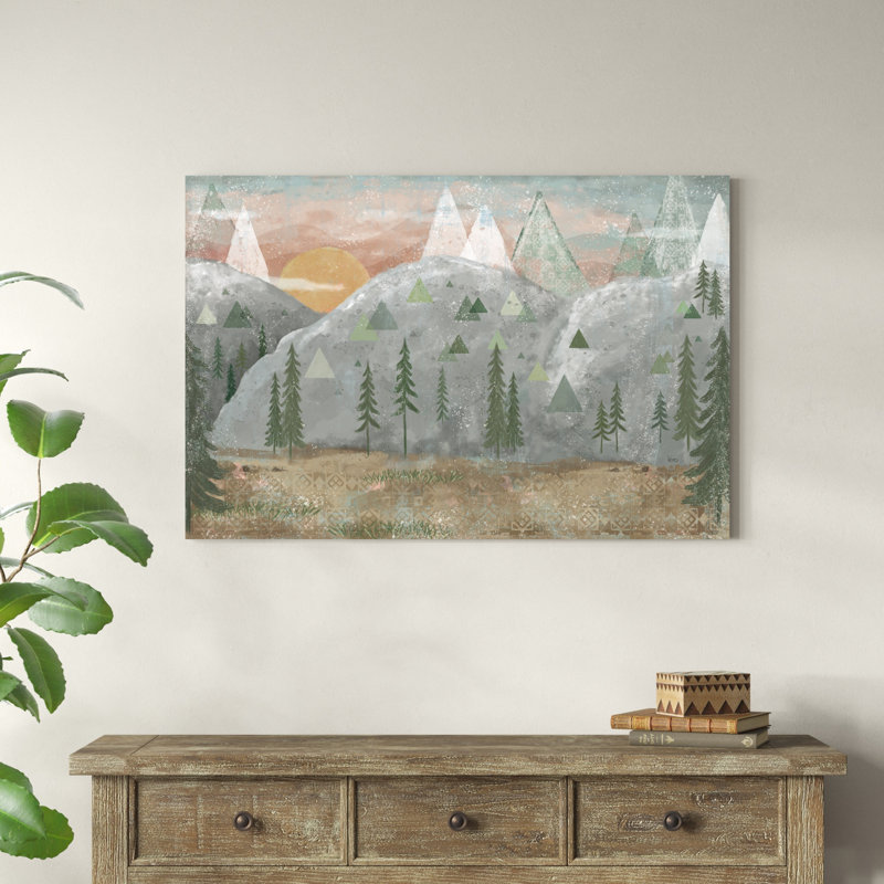 Forêt boisée I Neutre, H 32 po x l 48 po x P 1,25 po