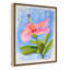 «Pink Hibiscus Blossom», reproduction d'art sur toile encadrée en bois naturel par Mike Ragan -1124827794-1124827786