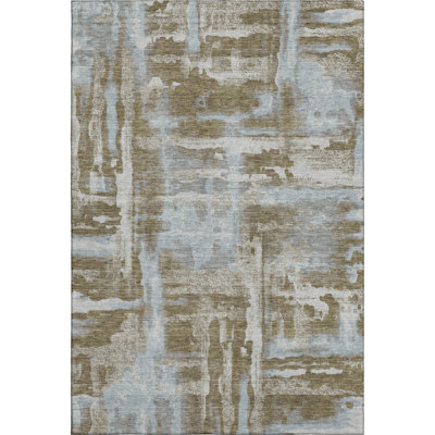 Premium Machine Washable Mayfield Abstract Rug