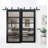 Quadro Clear Glass Paneled Solid Manufactured Wood Standard Door Slab-75672809