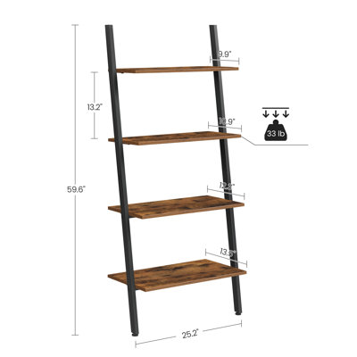 George Oliver Ciotti Ladder Bookcase & Reviews | Wayfair