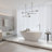 Freestanding Solid Surface Bathtub