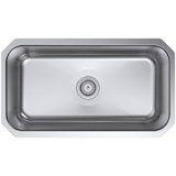Undertone® Preserve 31-1/4" x 17-7/8" x 9-5/16" Large Under-Mount Single-Bowl Kitchen Sink