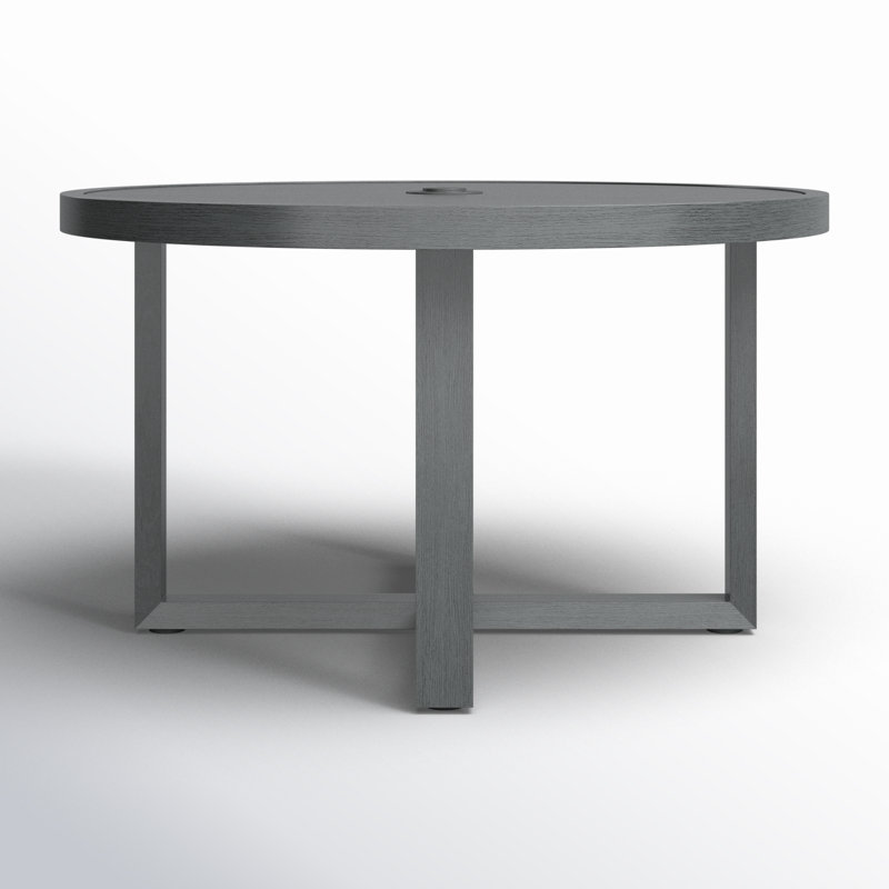 Redondo Outdoor Round Dining Table, 29'' H x 50" W x 60'' L
