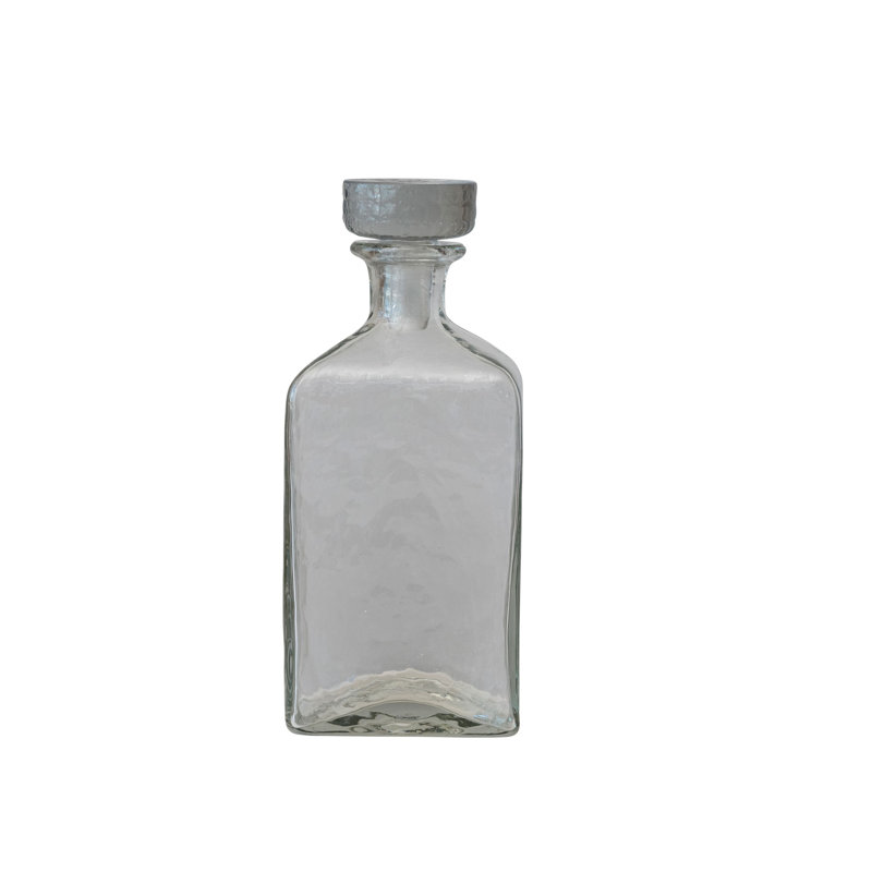 Carafe à vin en verre Lyllyan, H 9,5 po x L 4 po x l 2,5 po
