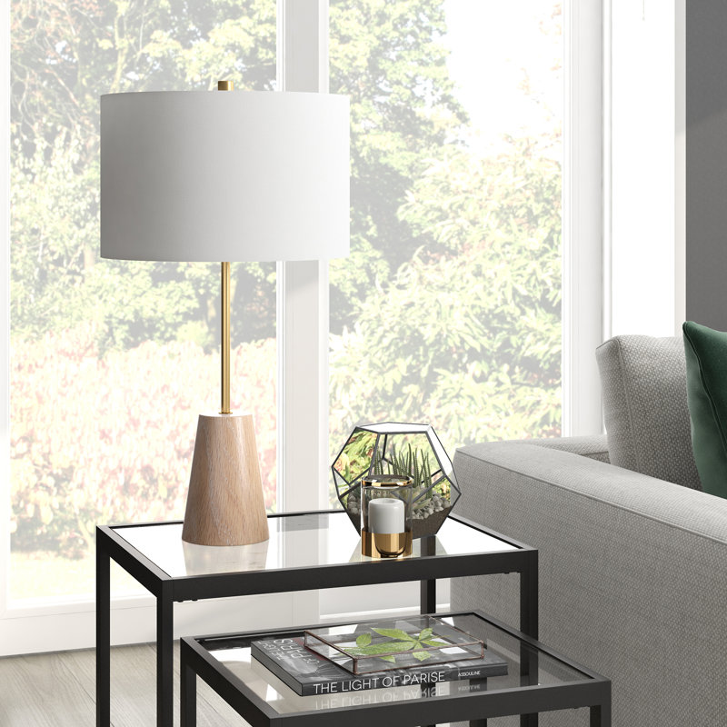 Killian Table Lamp, Light Brown/Gold