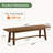 55" Long Solid Wood Bench For Entryway, Living Room, Dining Room-122481230
