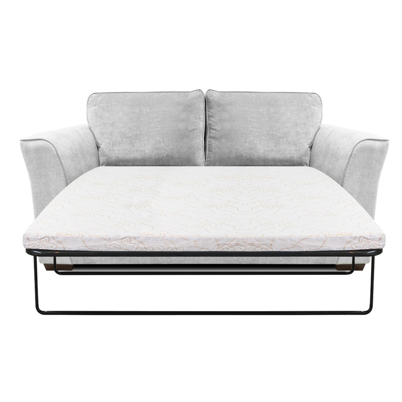 Belvidere 2 Seater Cotton Sofa Bed, Silver