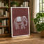 Ornamental Elephant Minimalist - Print-136791584-136791585