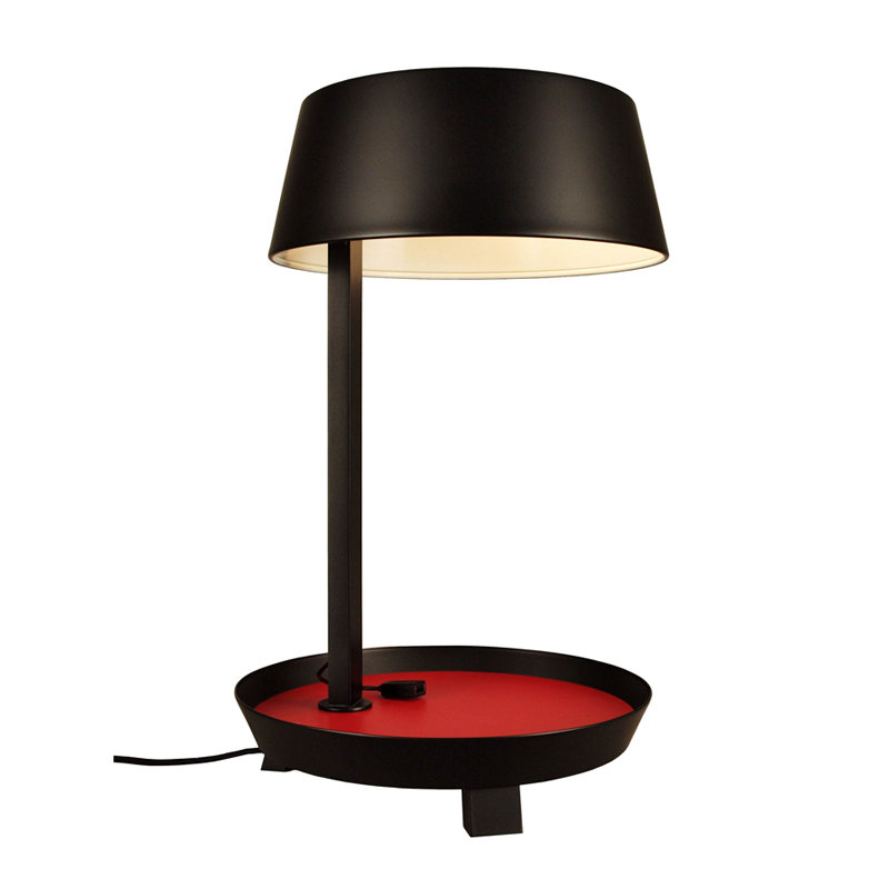 Carry Table Lamp, Matt Black, 19.7" H x 15" W x 15" D