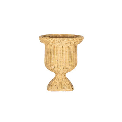 URNE MOYENNE EN RATTAN À FITRIT MOYEN