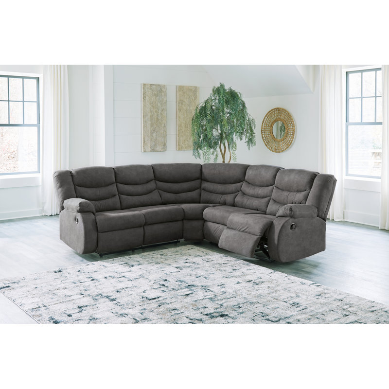 Canapé modulaire inclinable 2 pièces Partymate, H 40 po x l 86 po x P 86 po